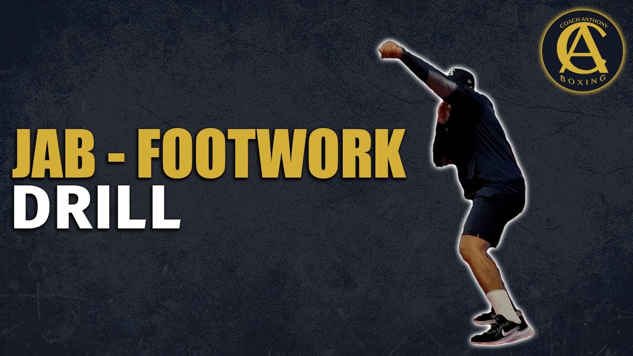 Jab FootWork Drill For Boxing! [Very Useful!] Coach Anthony