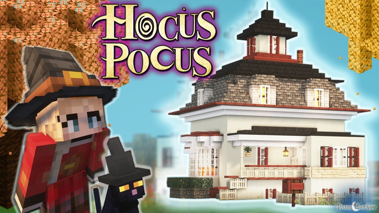Hocus Pocus Tutorial✨ Dani & Max’s House in Salem Minecraft