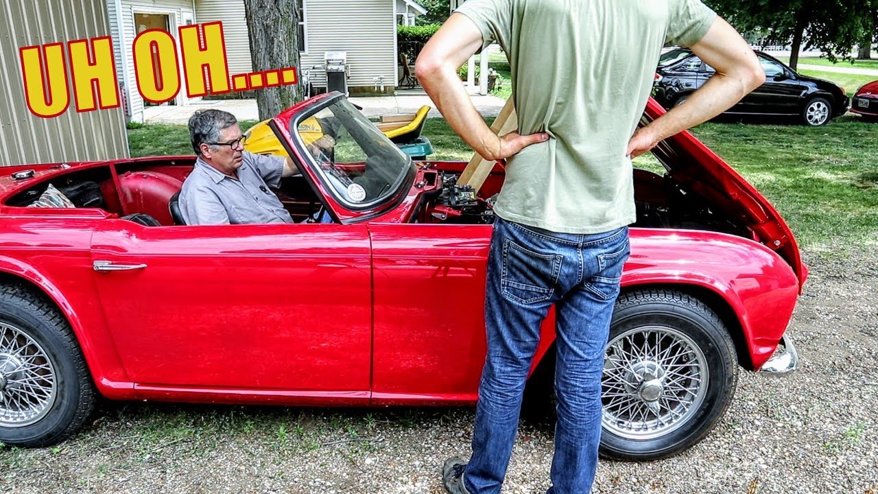 FIRST DRIVE does NOT go as planned | Triumph TR4 DIY Gearbox Rebuild | WEGS GARAGE