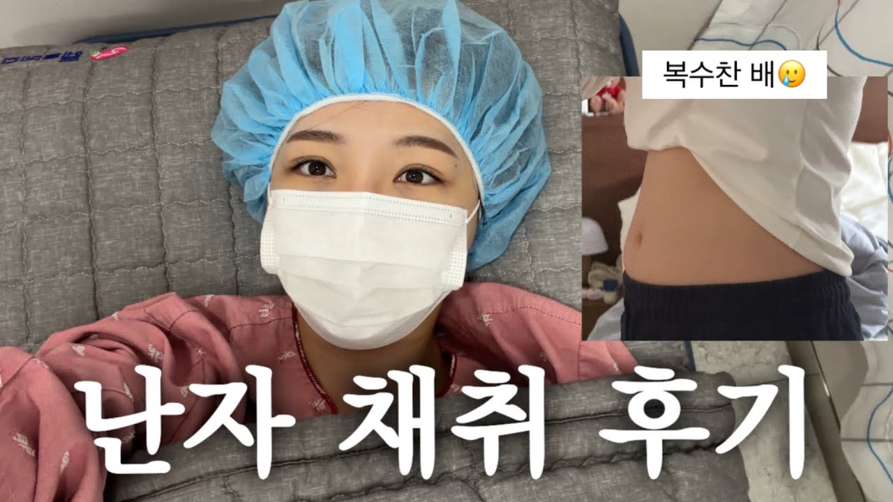 시험관 브이로그 | 난자 33개 채취하고 복수 차서 멘탈 나간 브이로그. 동결 개수에 충격 받고 또 운다💦
