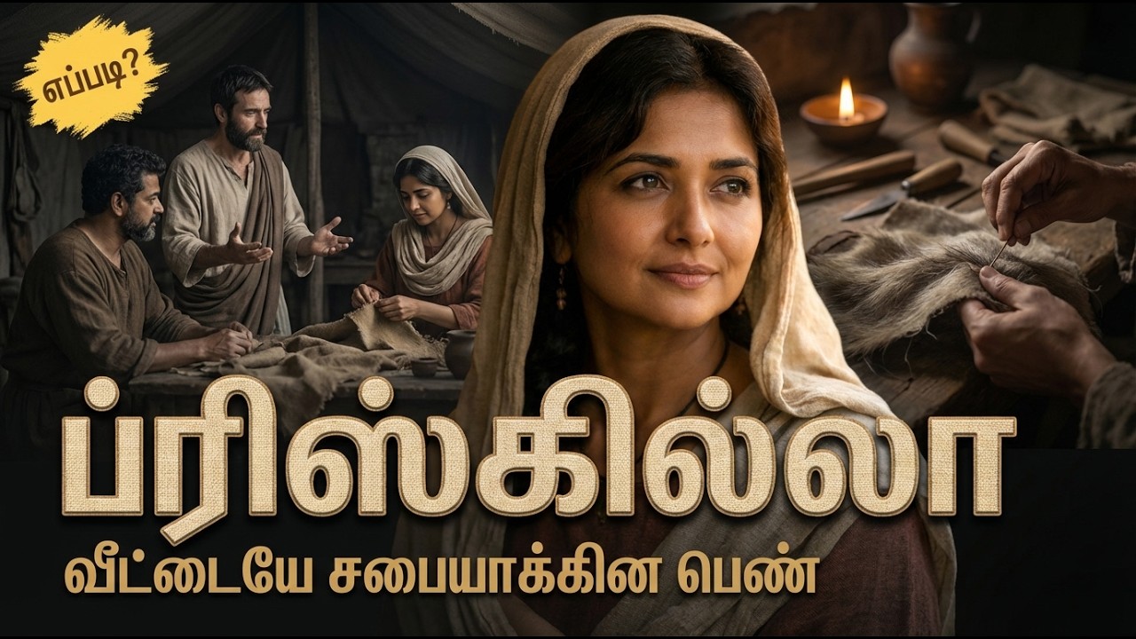 Priscilla & Aquila (Acts 18) | House Church Tamil Bible Story | ப்ரிஸ்கில்லா