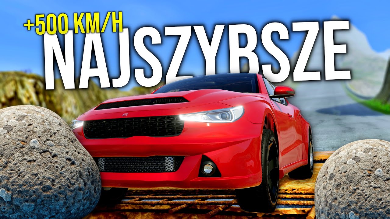 ⭐NAJSZYBSZE Auta Świata z PLAGA 🔥 MEGARAMPA | BeamNG.drive