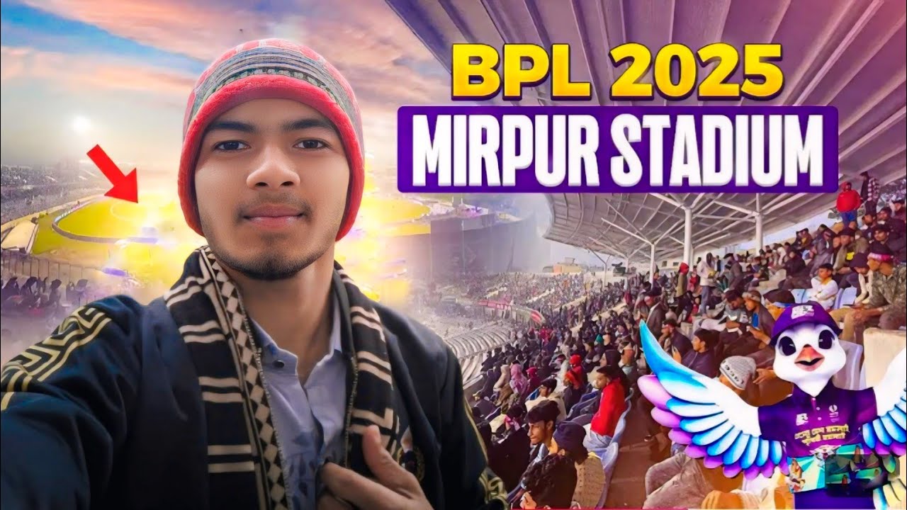 Mission successful 🎯 খেলা দেখতে চলে আসলাম MIRPUR STADIUM || BPL  🏏🇧🇩VLOG