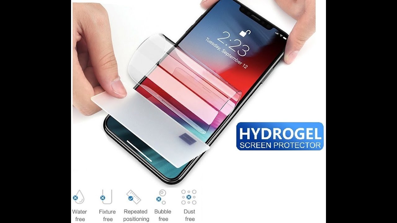 How to Apply Hydrogel Screen Protector (3 in 1)