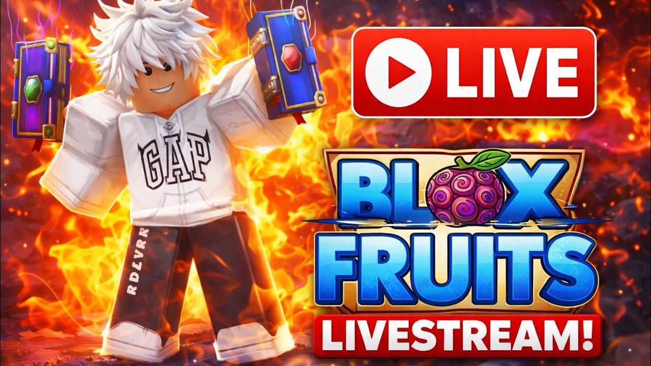 Playing grow a garden, steal a bratrot and blox fruit trading in Roblox 