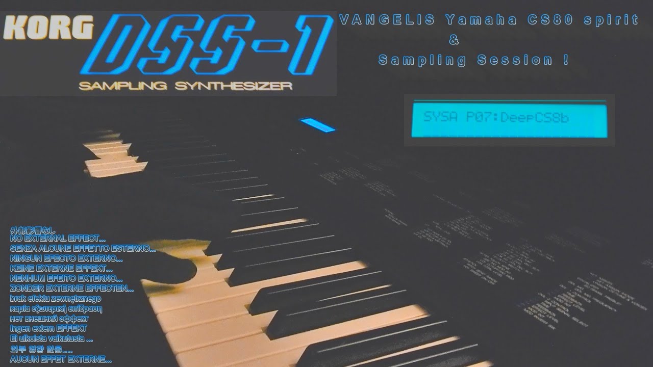 KORG DSS1 VANGELIS Yamaha CS80 spirit