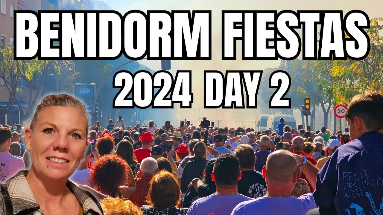 Benidorm - November Fiestas - Fireworks in the daytime??