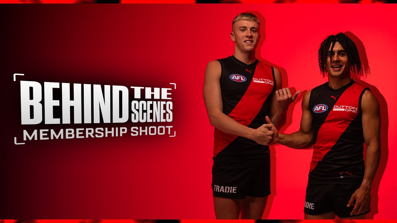 What REALLY happens when we give AFL players a camera? | #behindthescenes #afl #essendonfc