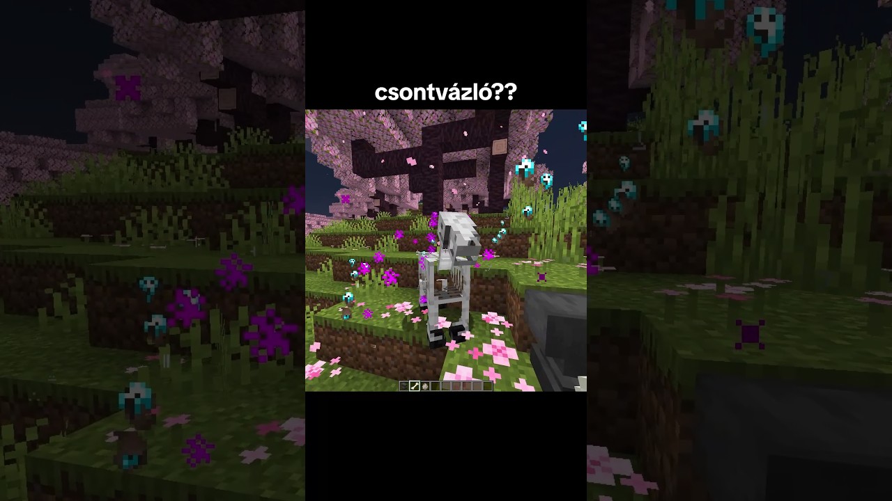 &Iacute;gy szerezz csontv&aacute;zlovat a Minecraftban!