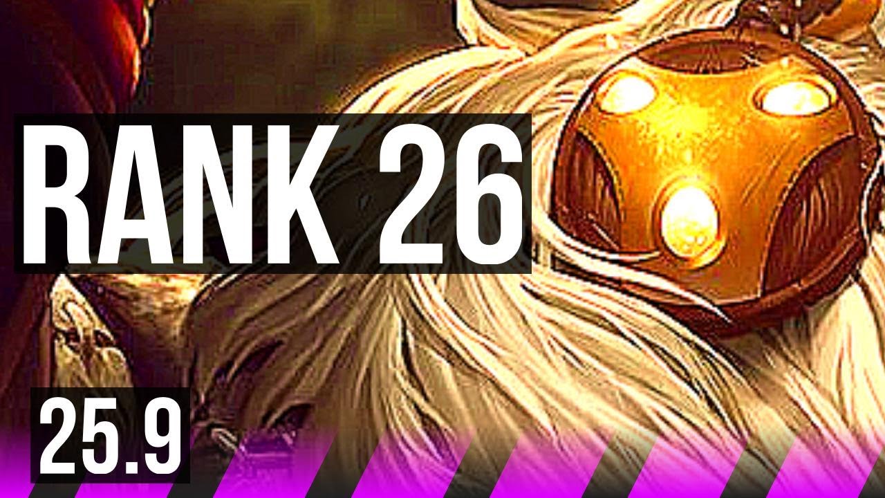 BARD & Kalista vs POPPY & Ashe (SUP) | 13/1/9, 27k DMG, Legendary, Rank 26 | BR Challenger | 25.9