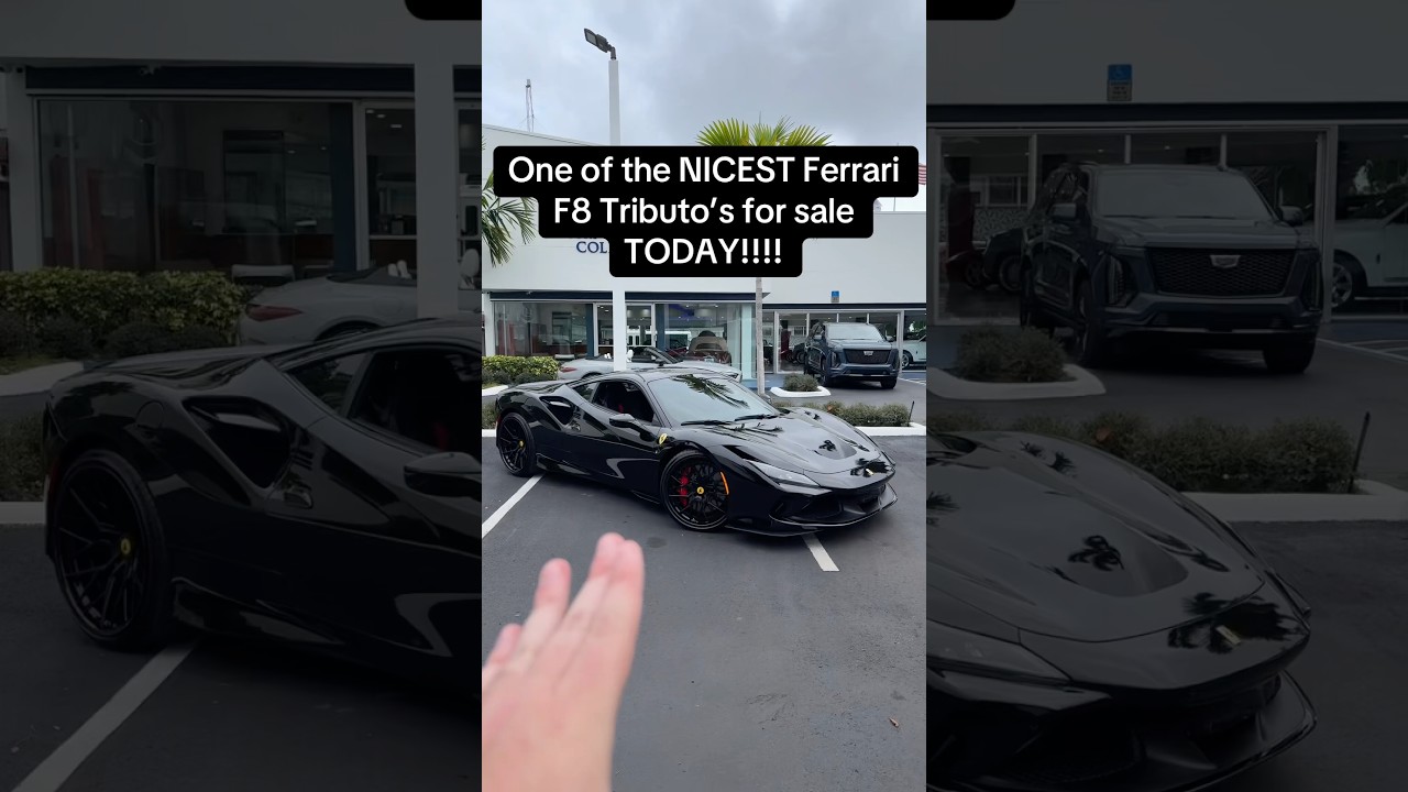 Один из ЛУЧШИХ Ferrari F8 Tributo, выставленных на продажу СЕГОДНЯ!!!!