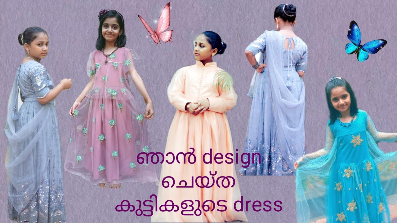 girls designer dresses/designed by me😊