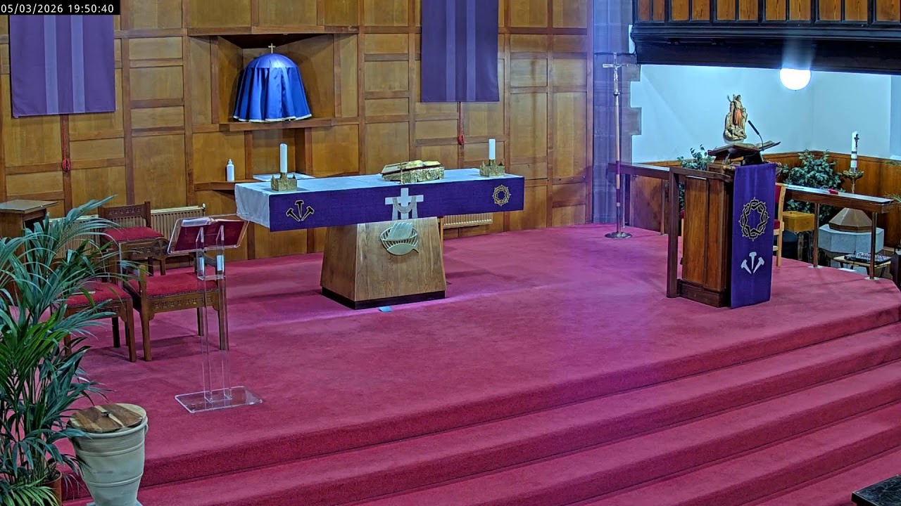 Mass at Saint Helen's, Langside,  5.3.2026, 18:50