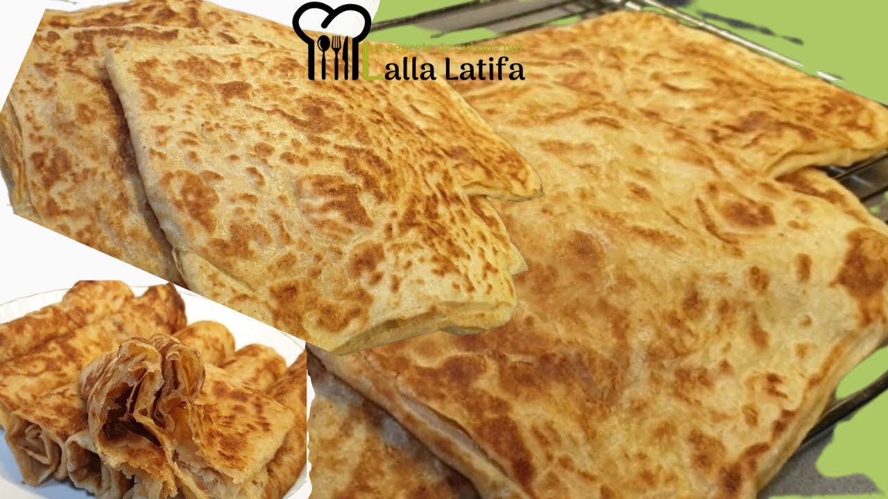 Msemens diètes au Thermomix مسمن النخالة صحي ولا اروع 
