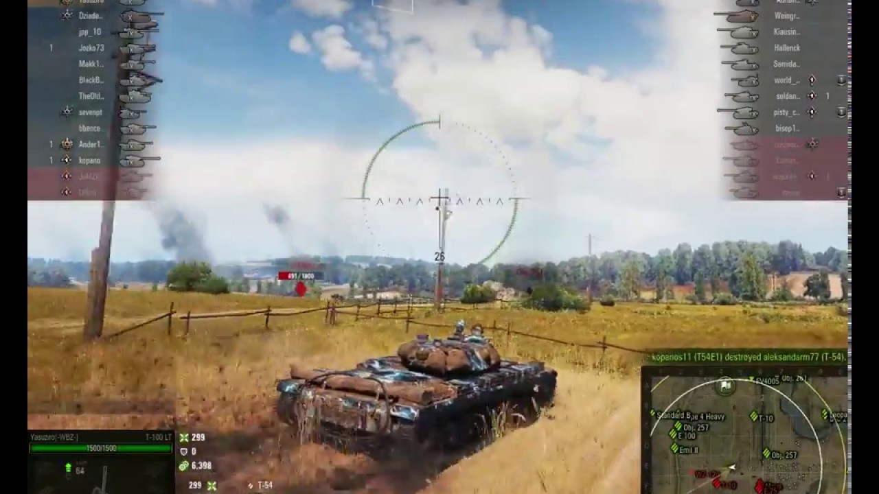 World of tanks - T-100 LT wet dream game, 14.5k total dmg