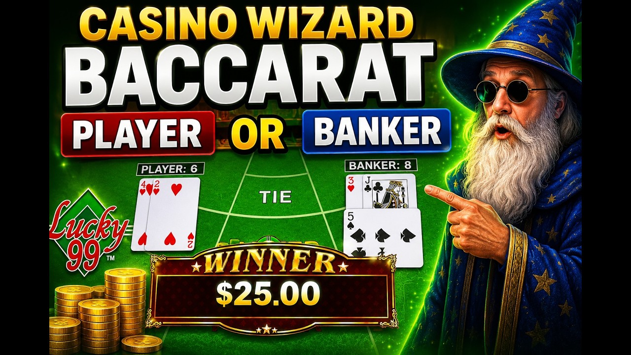 Casino Wizard Baccarat - Banker or Player?!