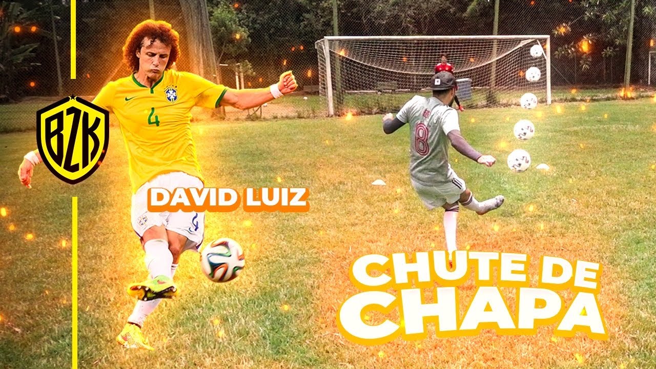 APRENDA O CHUTE DE CHAPA DO DAVID LUIZ! (Modo avançado) {BZK}