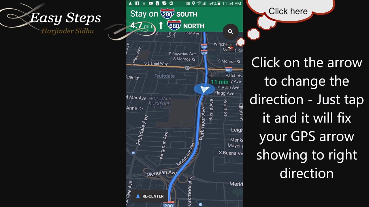 SOLVED - How to Fix GPS arrow showing Wrong Way | Side Ways | Google Maps | Apple Maps
