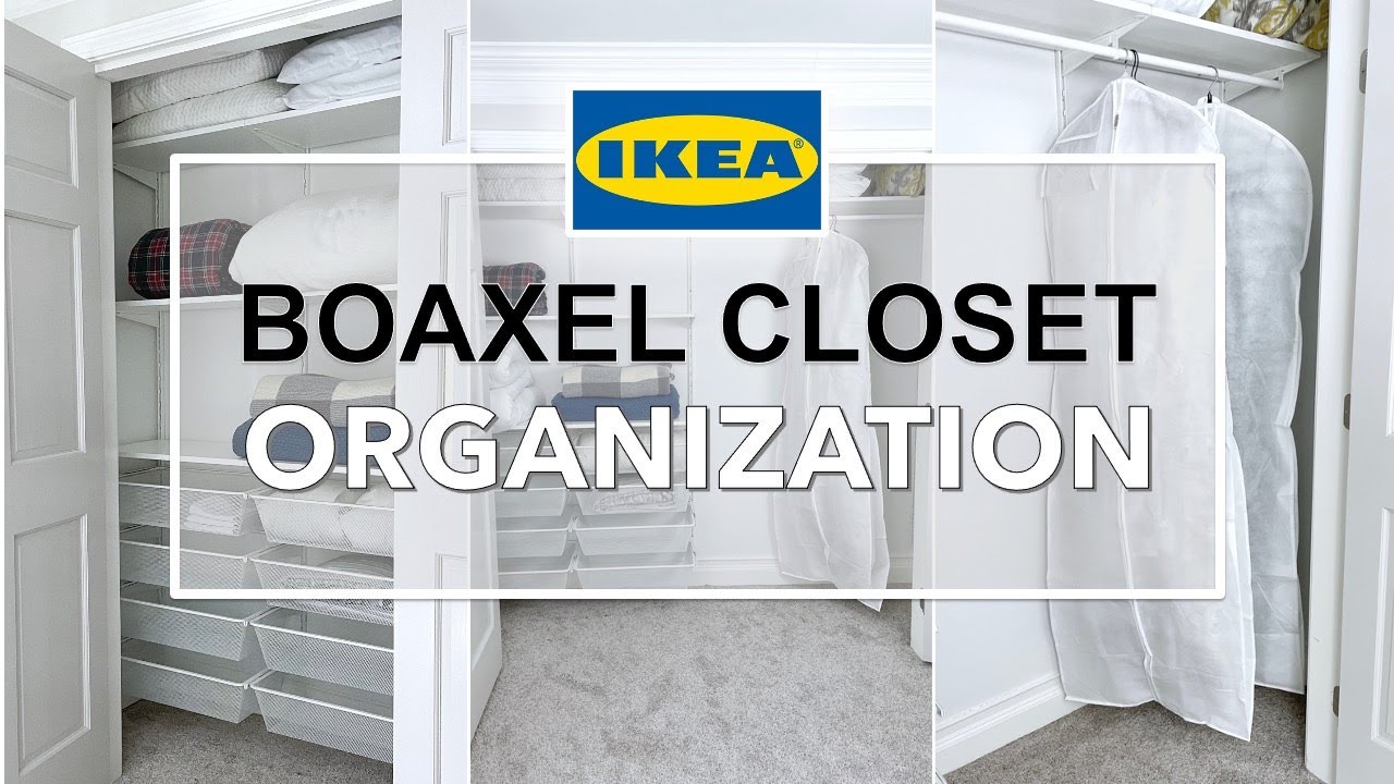 GUEST CLOSET ORGANIZATION: Installing Ikea Boaxel