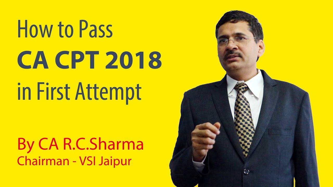 How to Pass CA CPT June 2018 in First Attempt