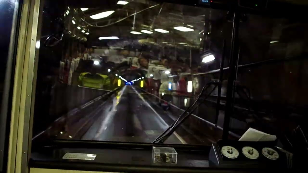 黒部ダムへの道　懐かしのトロリーバス（関電トンネル）#登山 #ダム#トンネル#トロリーバス