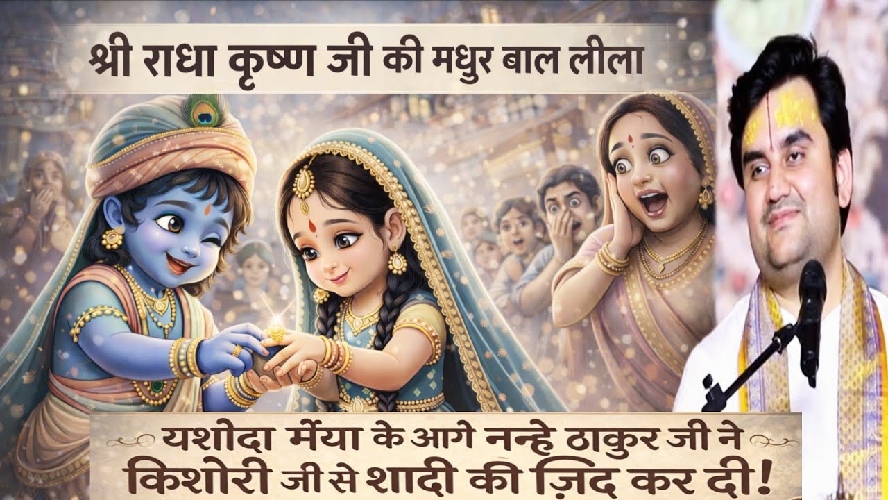 जब नन्हे कान्हा ने खुद चुन ली अपनी दुल्हन | राधा-कृष्ण प्रेम कथा🙏 