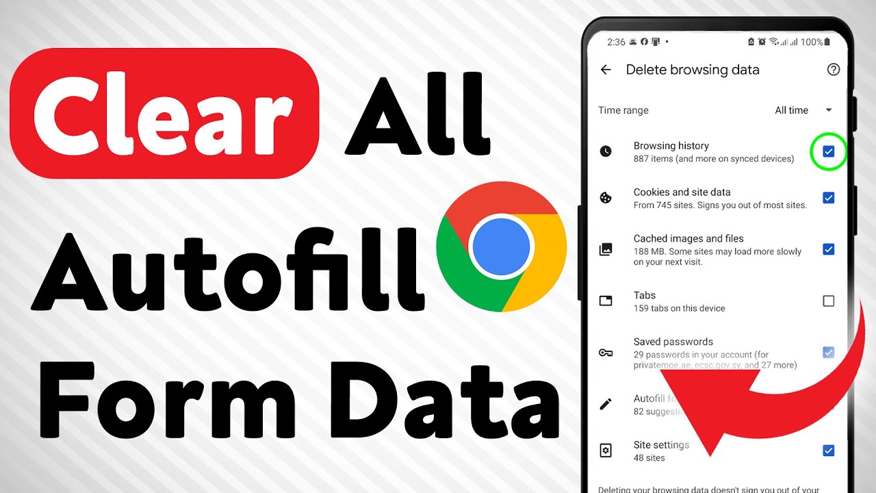 How to Clear All Autofill Form Data in Google Chrome (Updated)