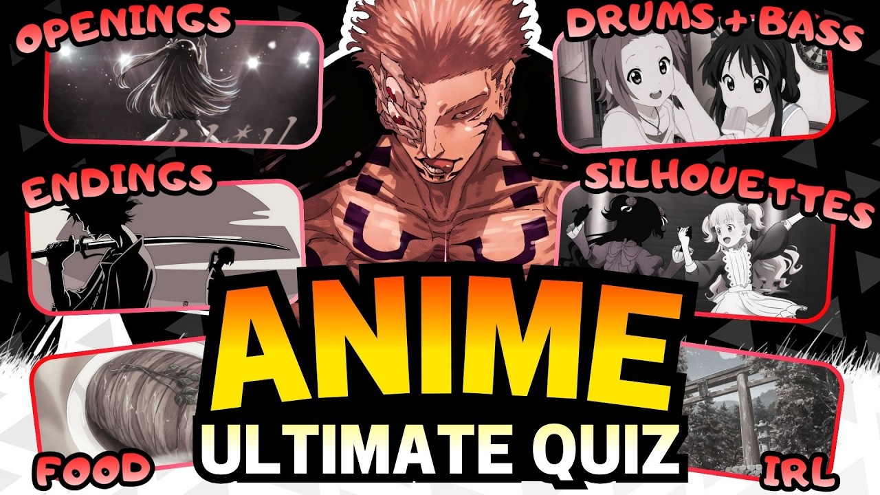 ULTIMATE ANIME QUIZ | Openings, Endings, Drums, Characters, Pets, Food & More!