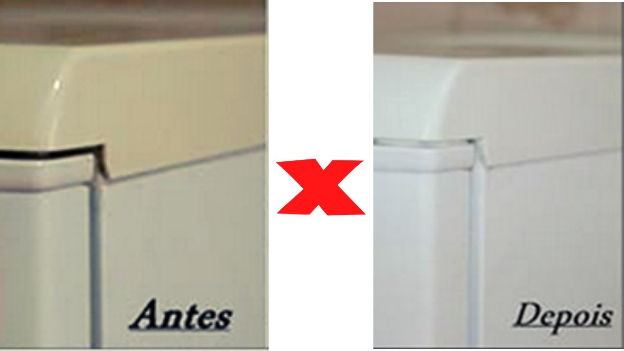 GELADEIRA LIMPA E AINDA MAIS BRANCA TIRANDO O AMARELADO DA GELADEIRA😍😍 Misturinha Econômica