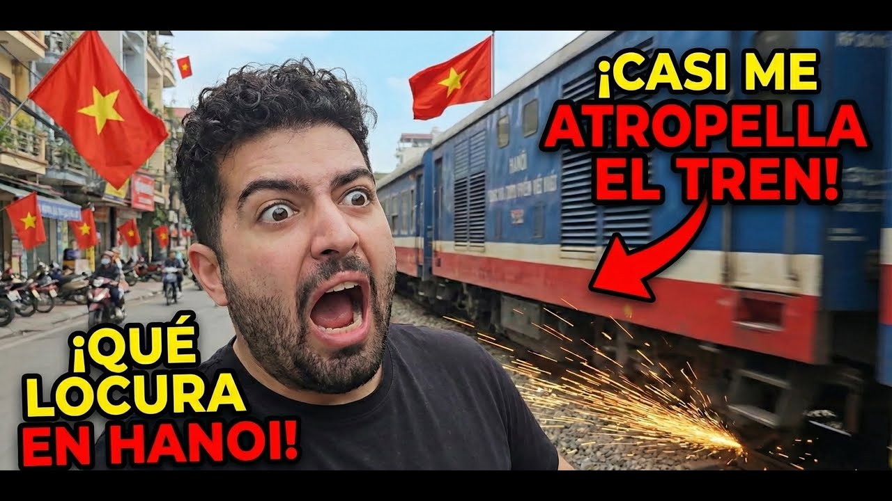 Sobreviví a la CALLE DEL TREN en HANOI + Visita al MAUSOLEO de Ho Chi Minh