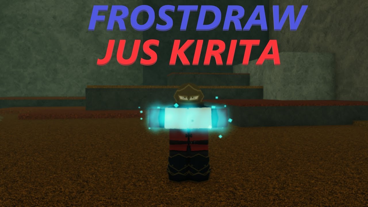 Frostdraw Jus Kirita is OP | Roblox Deepwoken