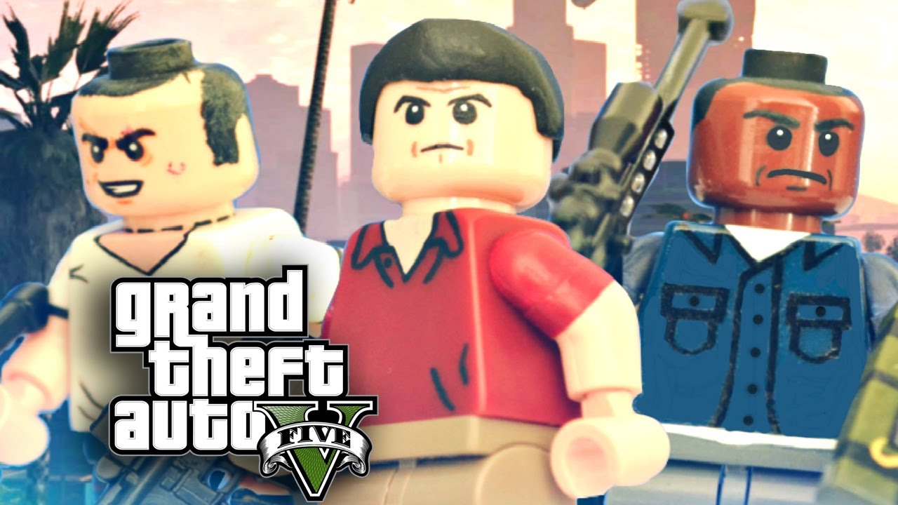 LEGO Grand Theft Auto V : Michael, Trevor, and Franklin - Showcase