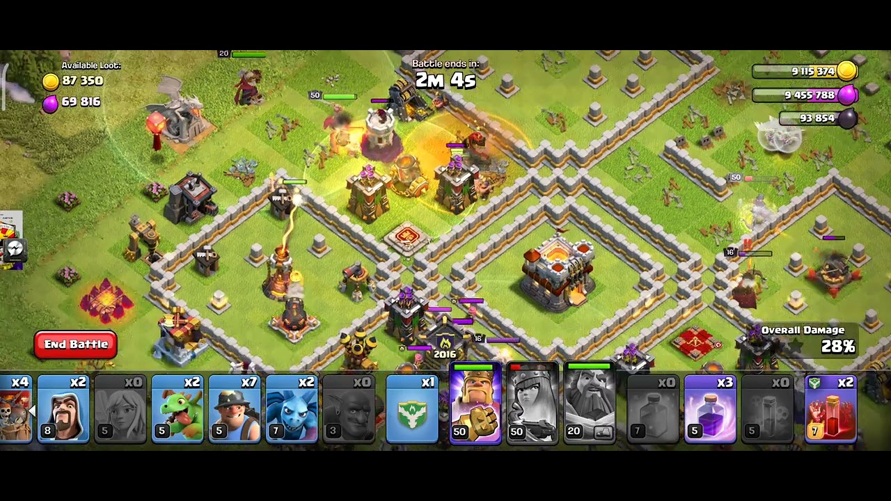 CLASH OF CLANS 10tH Anniversary 2016 attack guide
