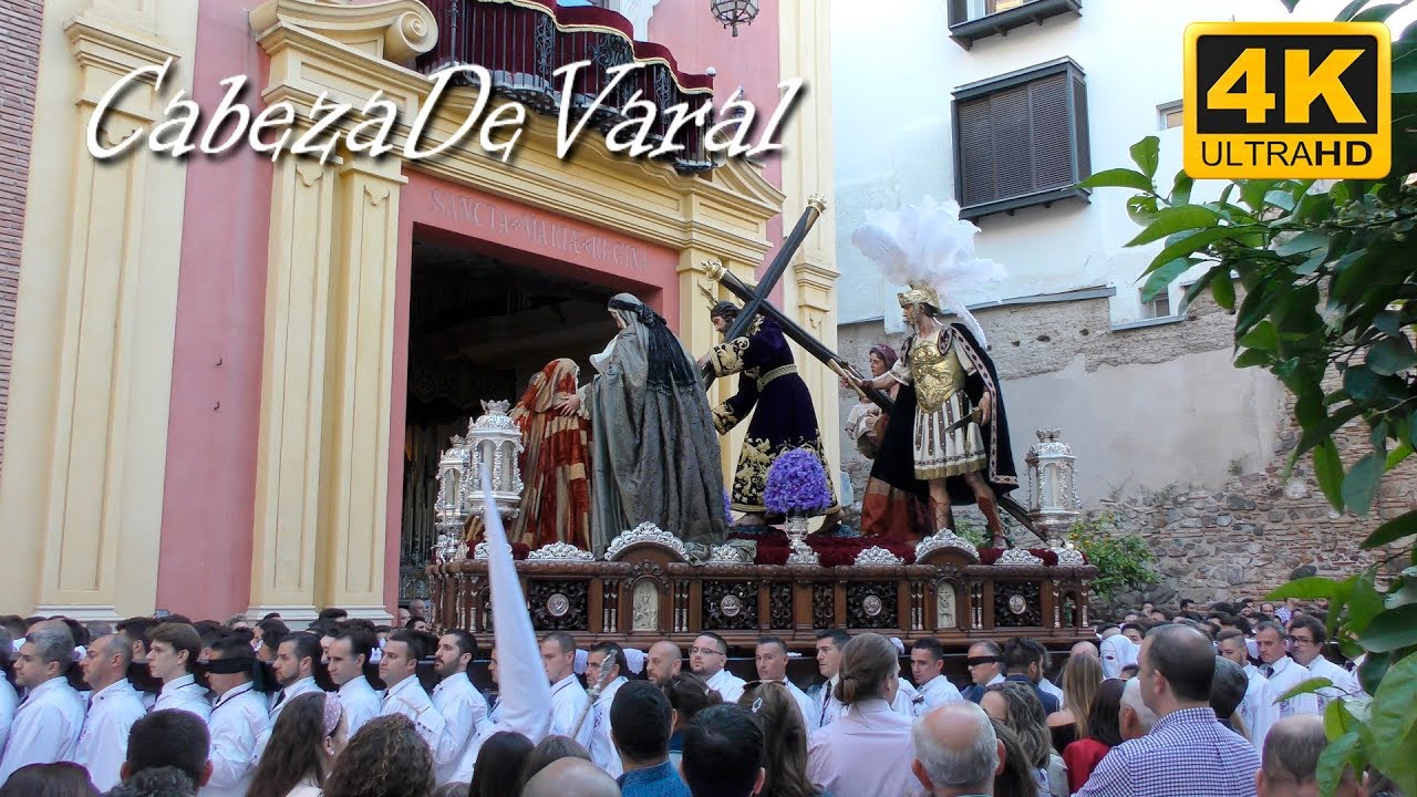 SALUTACIÓN PLAZA DE LAS PENAS SEMANA SANTA MÁLAGA 2017 4K
