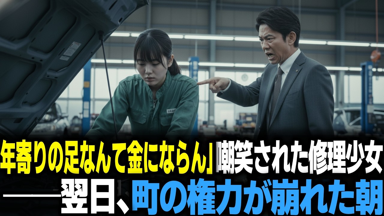 「年寄りの足なんて金にならん」嘲笑された修理少女──翌日、町の権力が崩れた朝