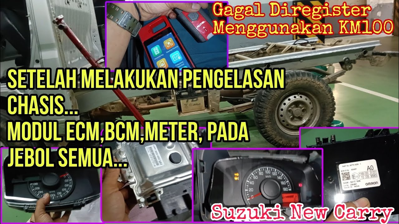 BERAWAL DARI PENGELASAN CHASIS... BERAKHIR DENGAN TRAGIS.. NEW CARRY CONTROL MODUL PADA JEBOL