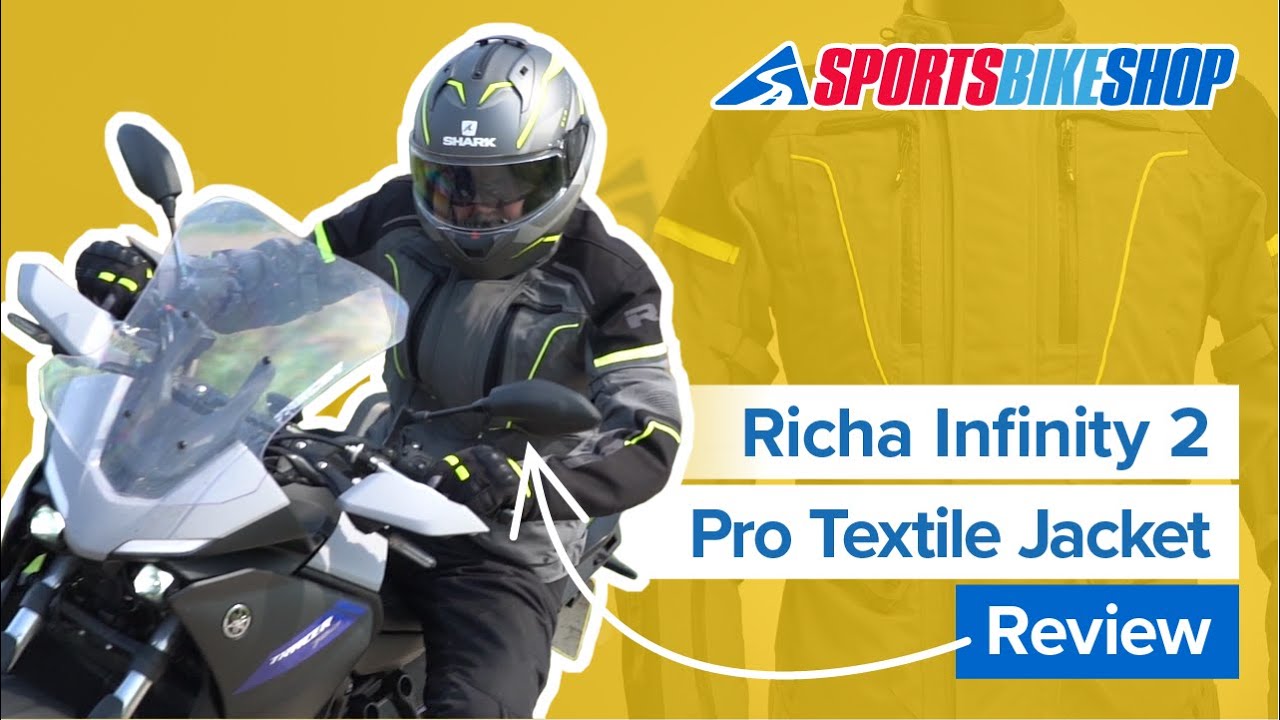 Richa Infinity 2 Pro textile motorcycle jacket review - Sportsbikeshop