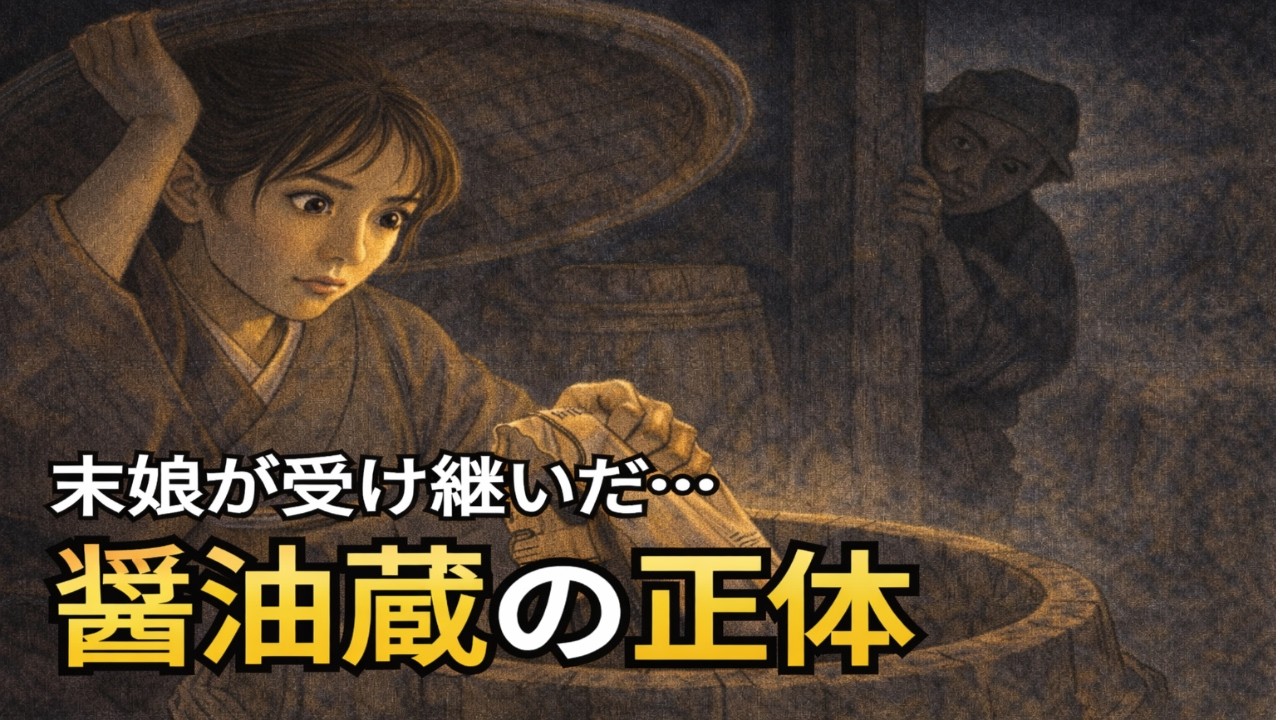 【感動】裕福な家でたった醤油蔵ひとつだけ相続した末娘の物語|昔話|民話|感動|60代70代|睡眠用|朗読