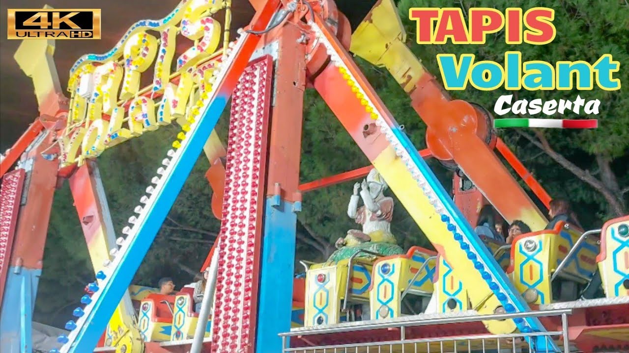TAPIS VOLANT Rides -Giostre 2023 🇮🇹 Lunapark 4K