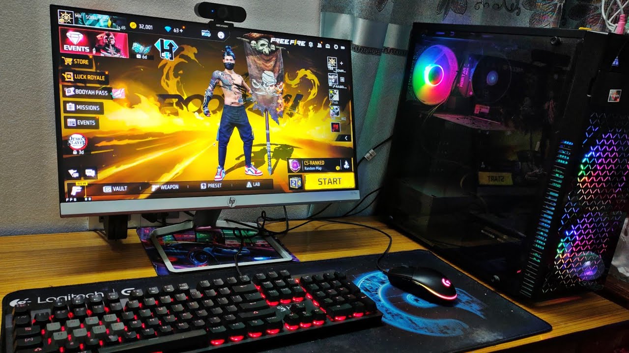 Free Fire Pc Handcam Gameplay - Watch Me Play This Cool New Game!