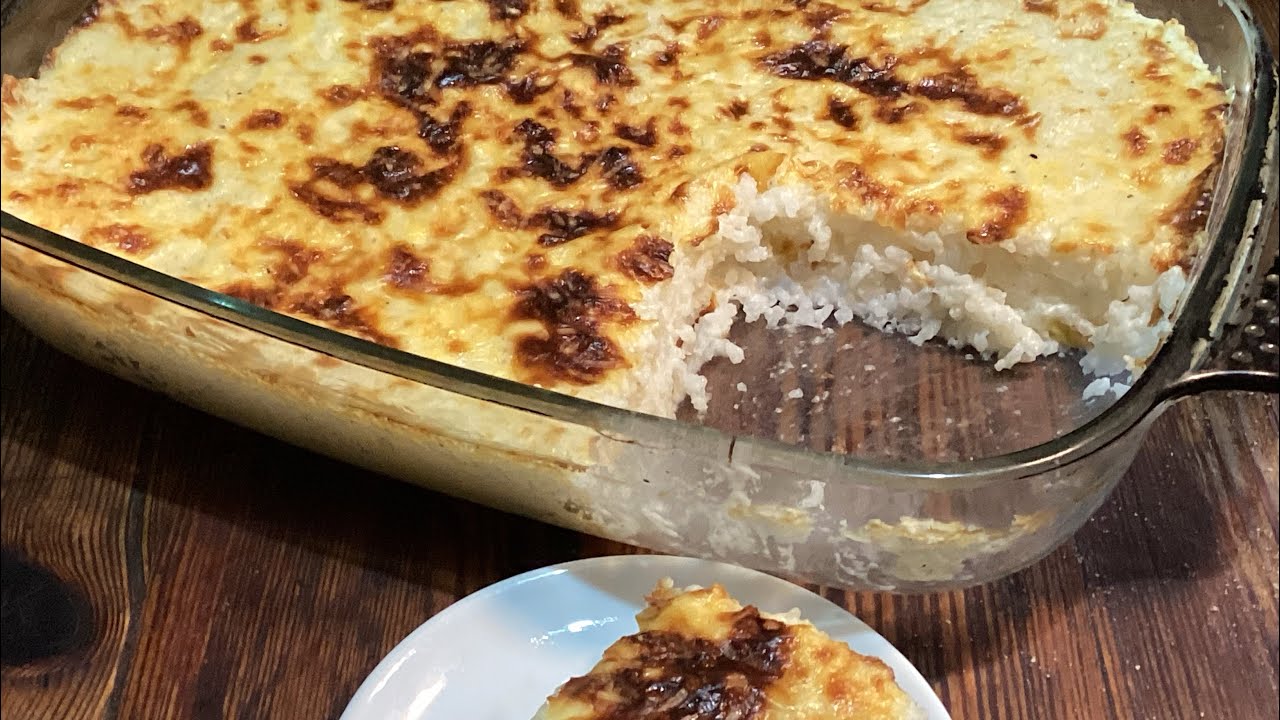 كراتان بالأرز gratin au riz #