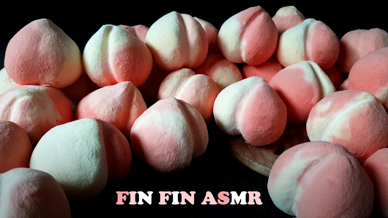 🍑 🍑Fluffy Peaches Crumble | ASMR #336 🍑🍑