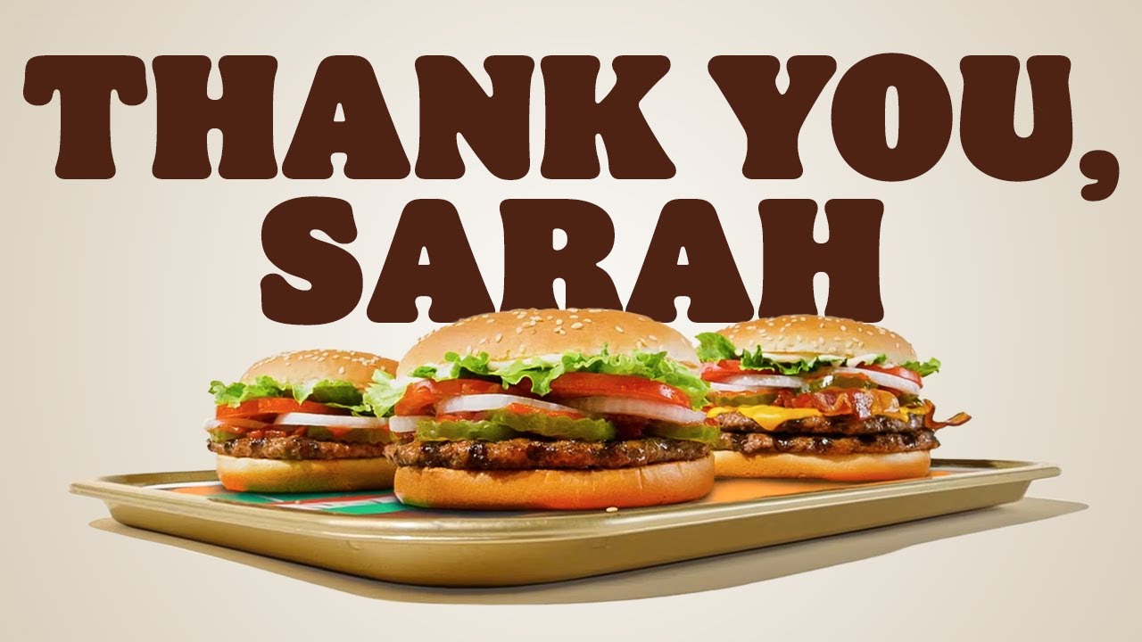 Whopper Whopper Ad, but he finally gets to see the kids again
