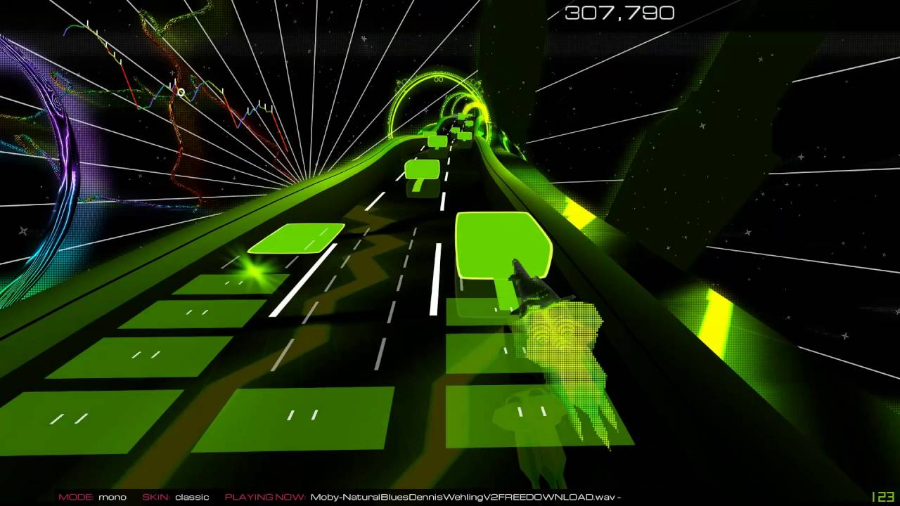 Audiosurf 2 | Moby - Natural Blues Dennis Wehling V2 [Techno]