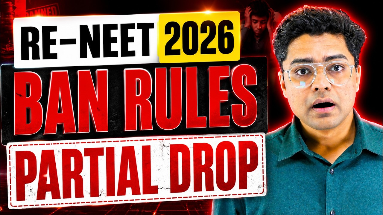 NEET 2026 Counselling | Should You Take a Partial Drop? Ban Rules