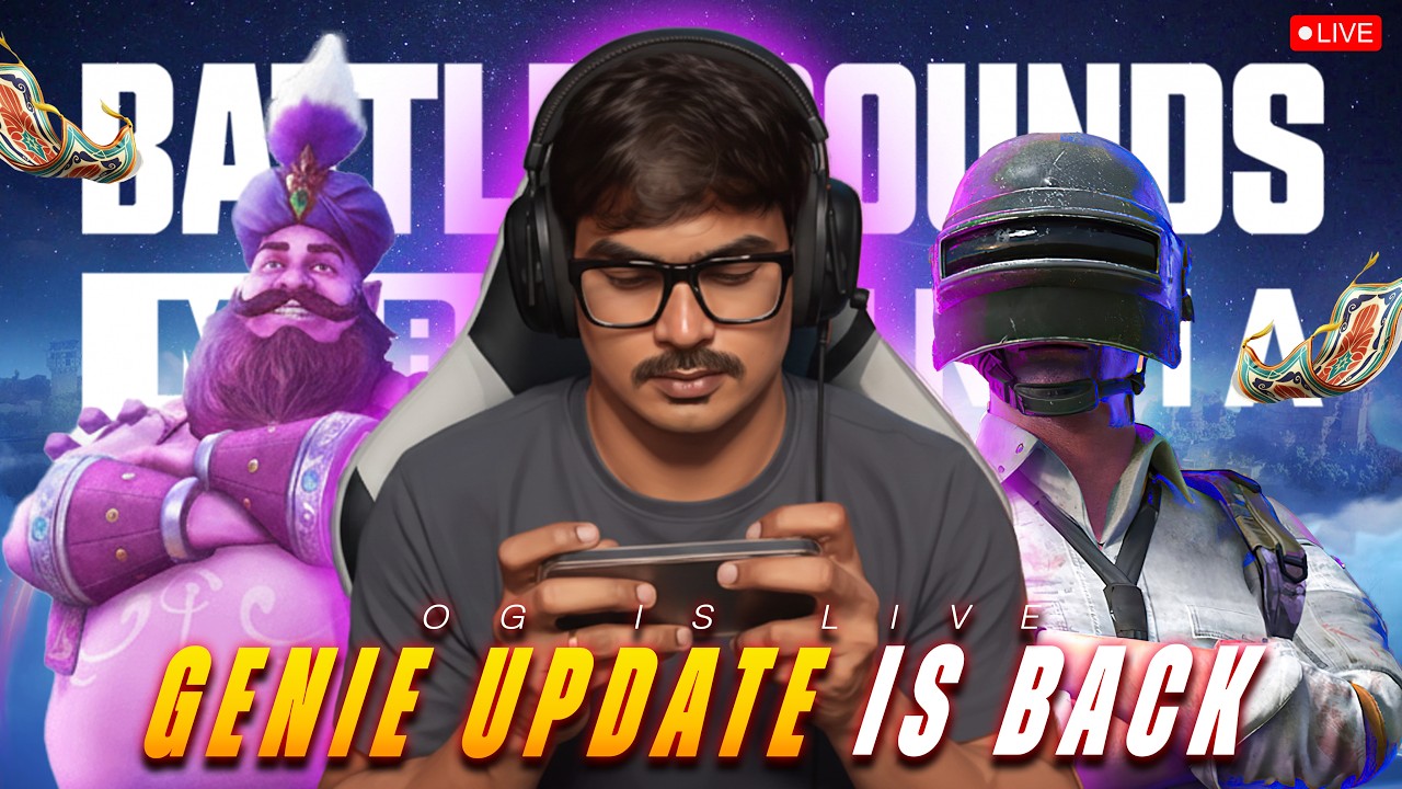 🔴 Bgmi Live Telugu | Genie Update | #shortslive #ogislive03 #shortsfeed