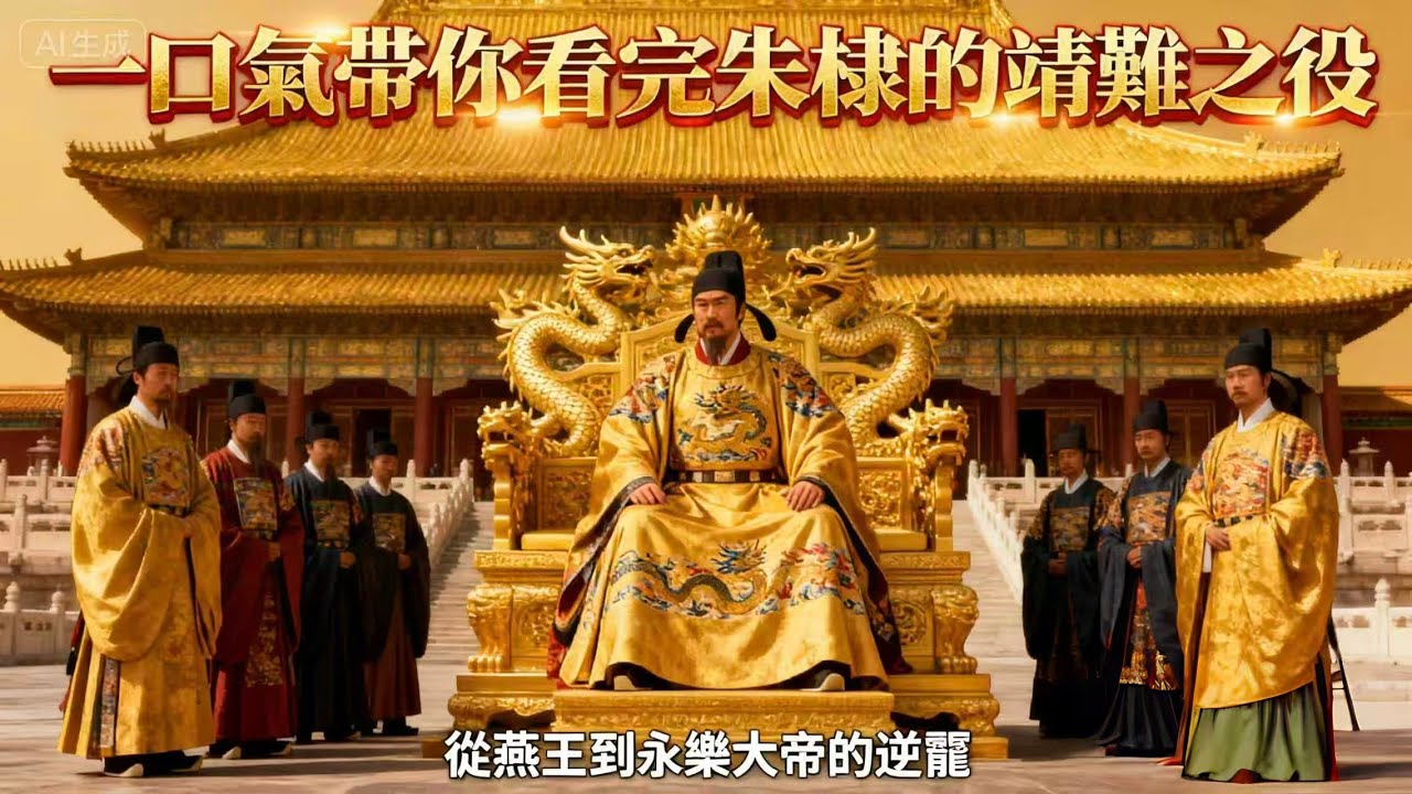 一口气带你看完朱棣的靖难之役！ #朱元璋 #朱允炆 #朱棣 #靖难之役 #姚广孝 #耿炳文 #李景隆 #铁铉 #明朝 #明朝歷史 #漲知識 #明朝那些事兒 #歷史故事 #中國歷史 #歷史 #歷史人物