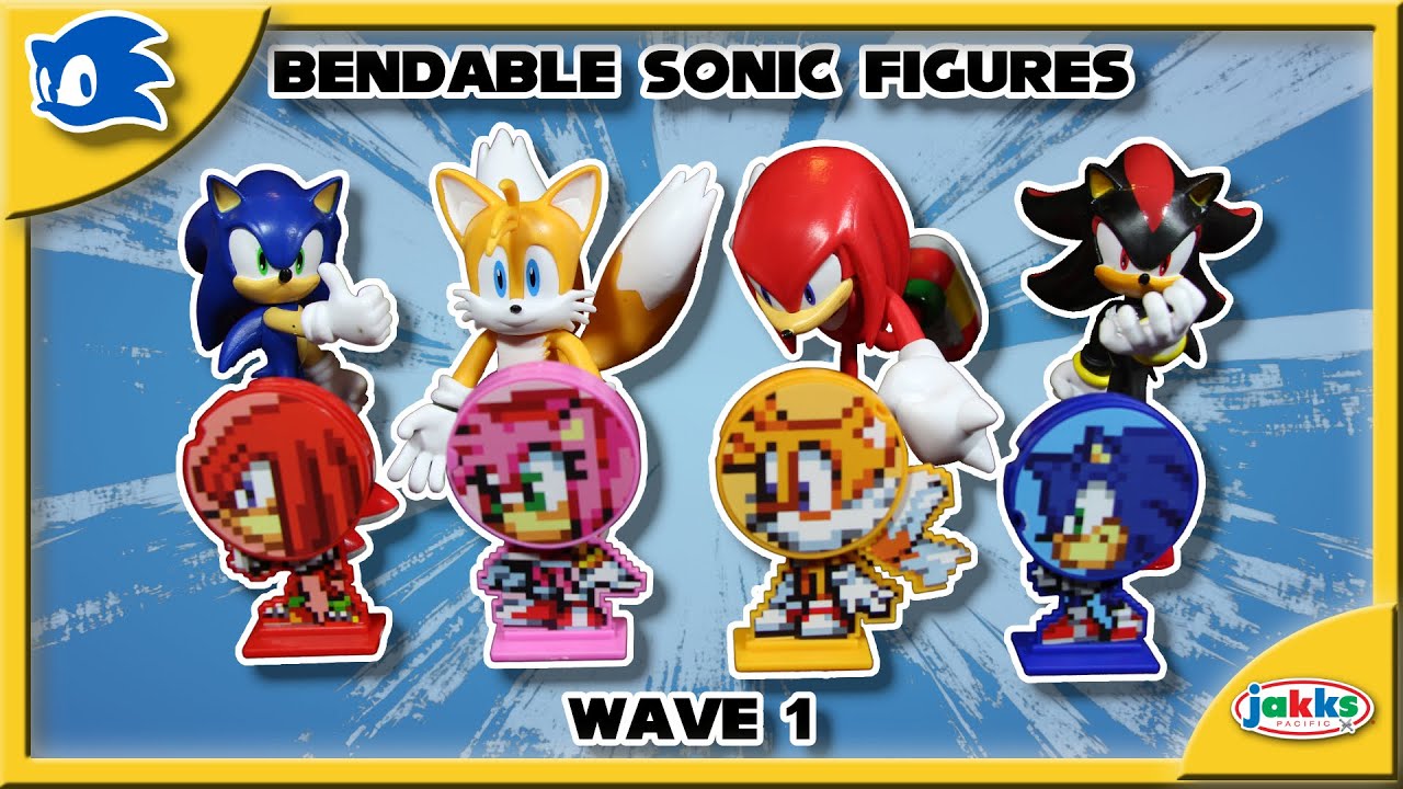 Unboxing Gaming Merch: Jakks Bendable Sonic Figures Wave One