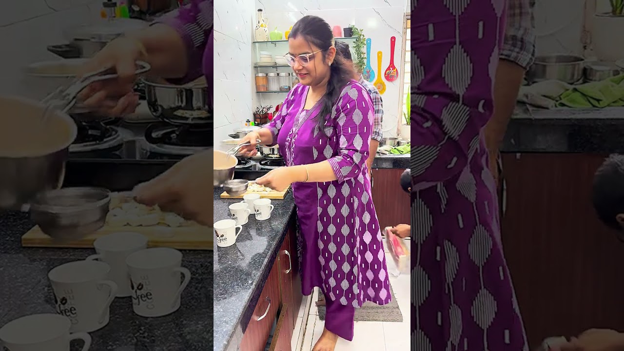 Aaj achanak se ghar me chacha jii aa gye, to dekho maine kya banaya.