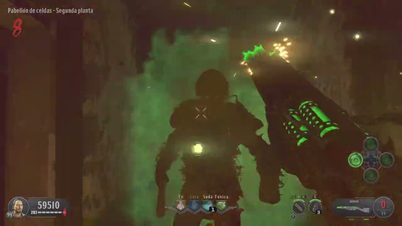 Bo4 Zombies alcatraz como armar acidgat